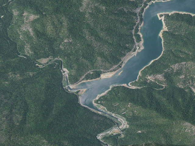 Aerial image of Watkins Campground