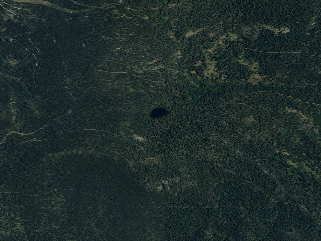 Aerial image of Watson Lake Campground
