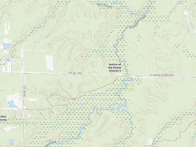 USGS topographic map of Wattensaw Camping Area #22