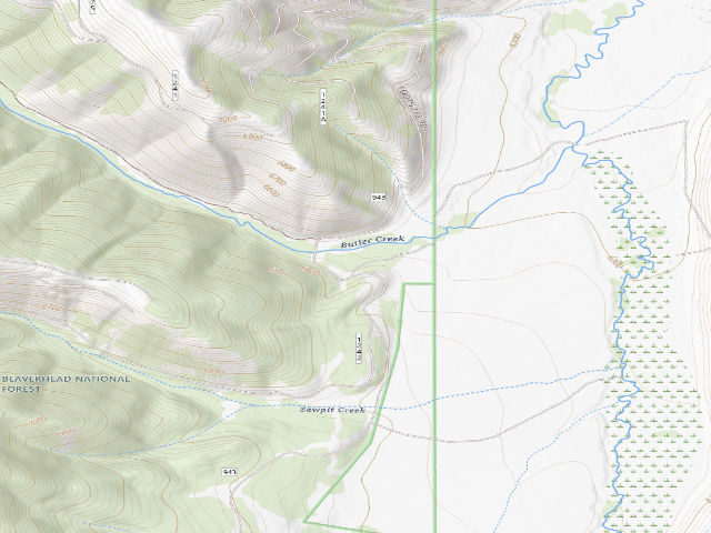 USGS topographic map of Wax