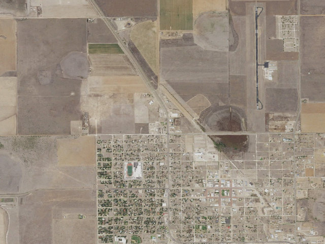 Aerial image of Wayne Russell Municipal RV Park