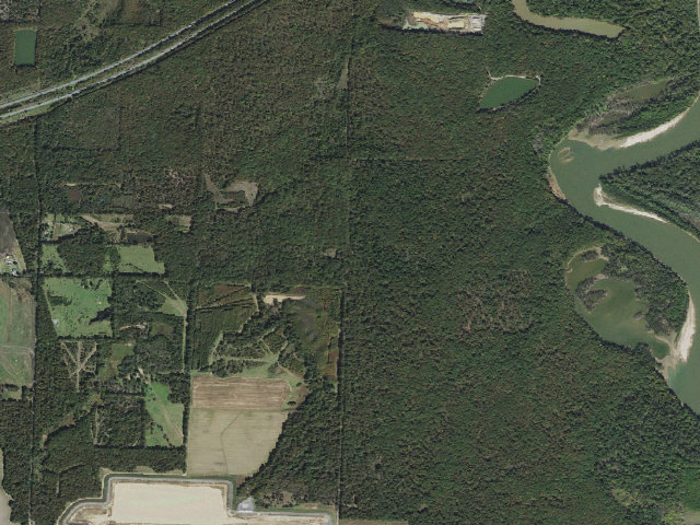 Aerial image of Webb Lake Camping Area