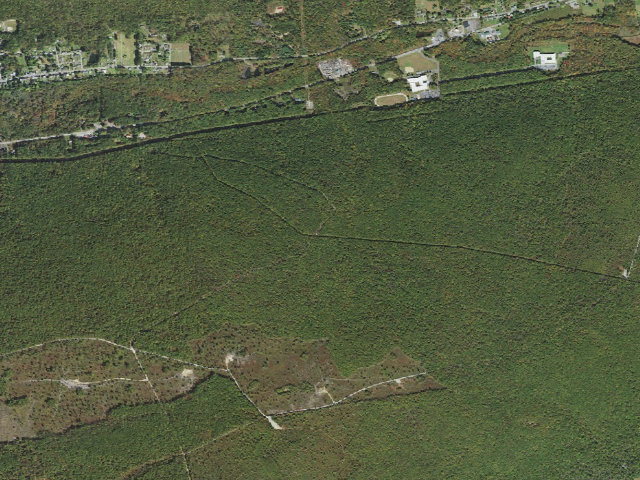 Aerial image of Weiser State Forest roadside campsite G001