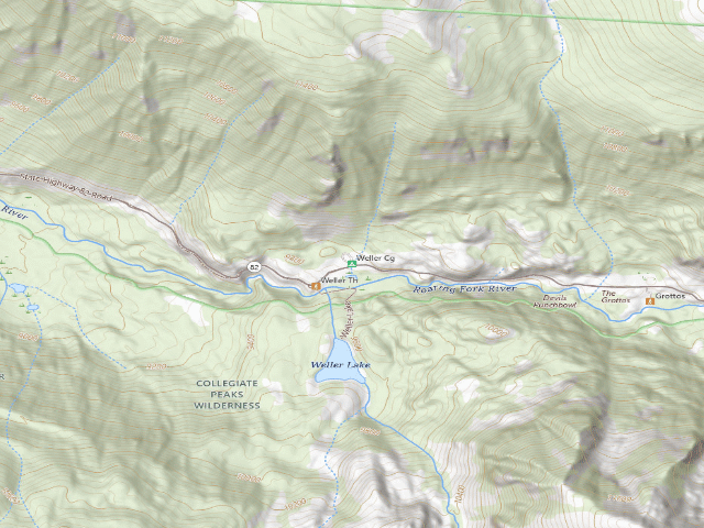 USGS topographic map of Weller Cg