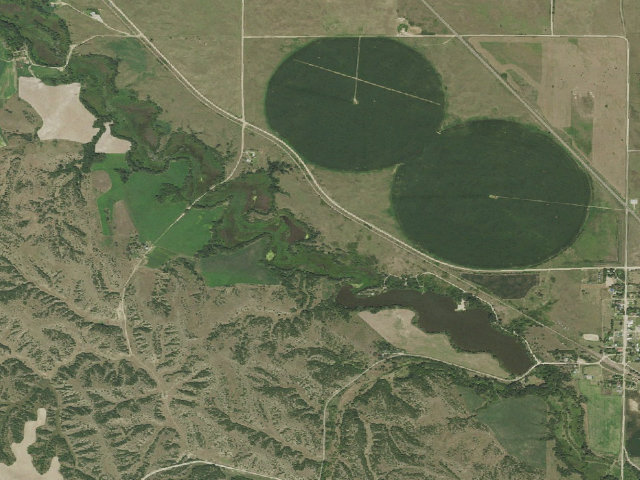 Aerial image of Wellfleet WMA