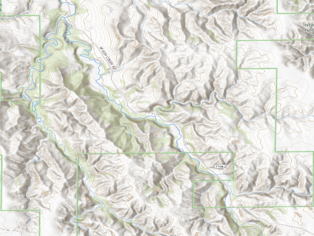 USGS topographic map of West Ash