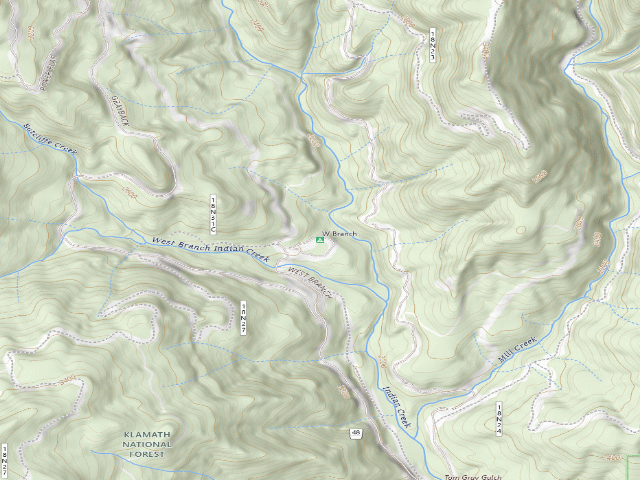 USGS topographic map of West Branch