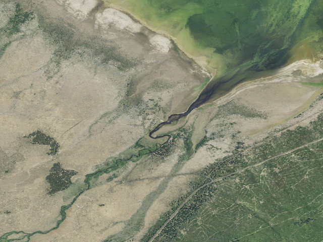 Aerial image of West Davis Lake