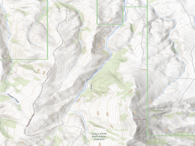 USGS topographic map of West Deer Creek001