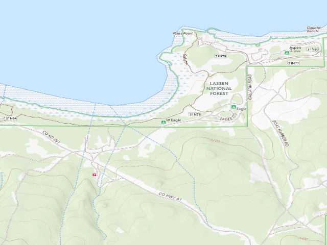 USGS topographic map of West Eagle
