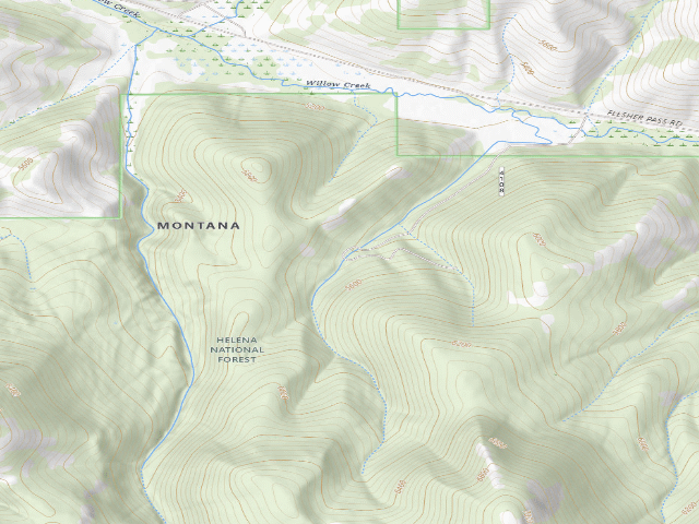 USGS topographic map of West Flesher-Rd 4108-002E