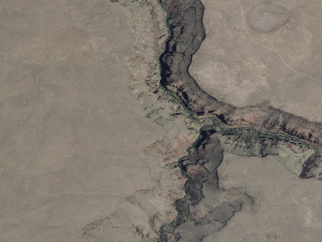 Aerial image of West Fork Bruneau Wild And Scenic River