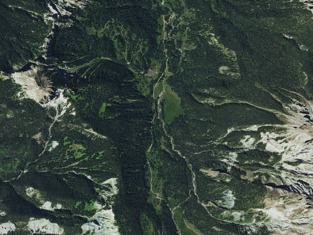 Aerial image of West Fork Cimarron Dispersed