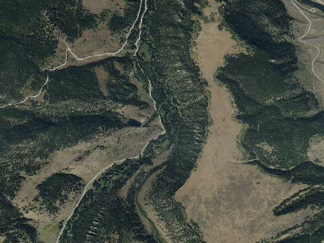 Aerial image of West Fork Corridor/Smith Lake & Soap Creek