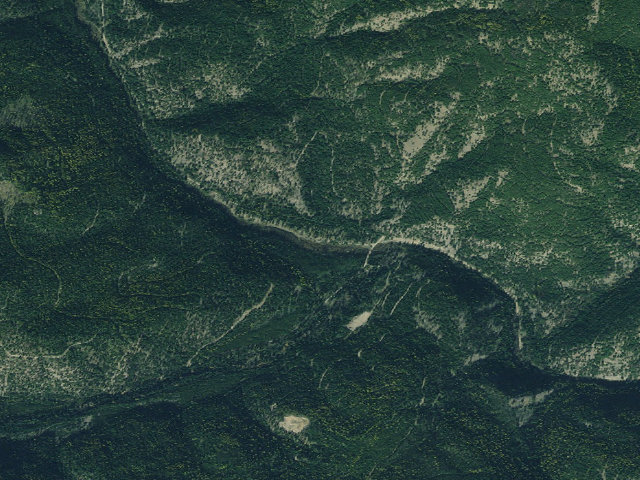 Aerial image of West Fork Fishtrap Creek Campground