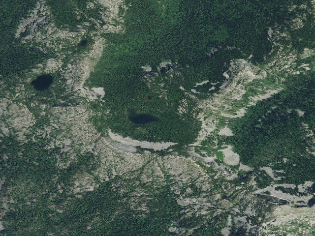 Aerial image of West Fork Lake