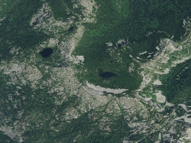 Aerial image of West Fork Lake