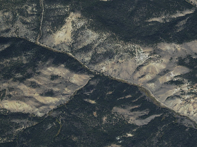 Aerial image of West Fork Morgan Creek Campground