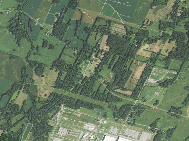 Aerial image of West Kentucky WMA
