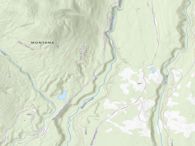 USGS topographic map of West Morrell 01