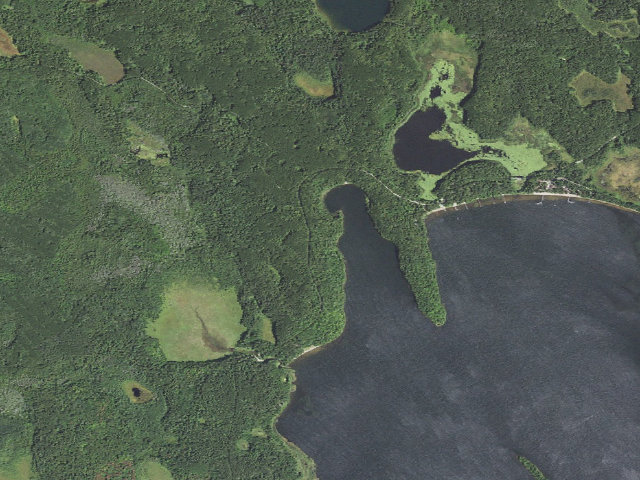 Aerial image of West Seelye Bay  Campground