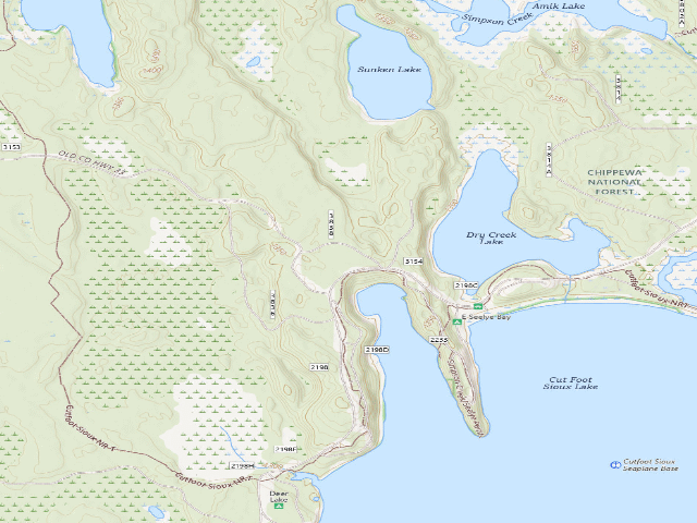 USGS topographic map of West Seelye Overflow