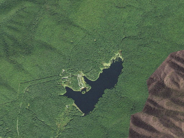 Aerial image of West Shore Loop Campground