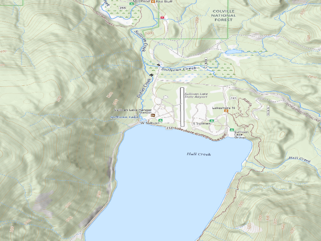USGS topographic map of West Sullivan