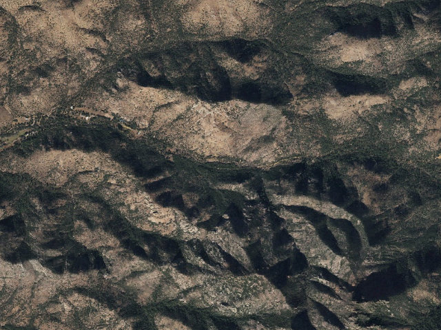 Aerial image of West Turkey Creek Campground