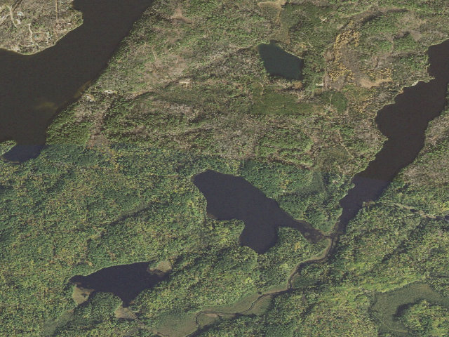 Aerial image of West Twin Lake Site 1