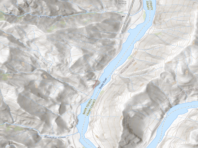 USGS topographic map of Westfall Campground