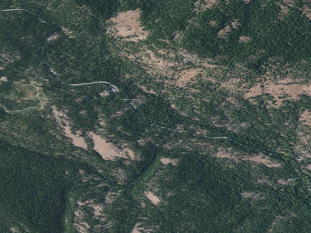 Aerial image of Wetmore Campground