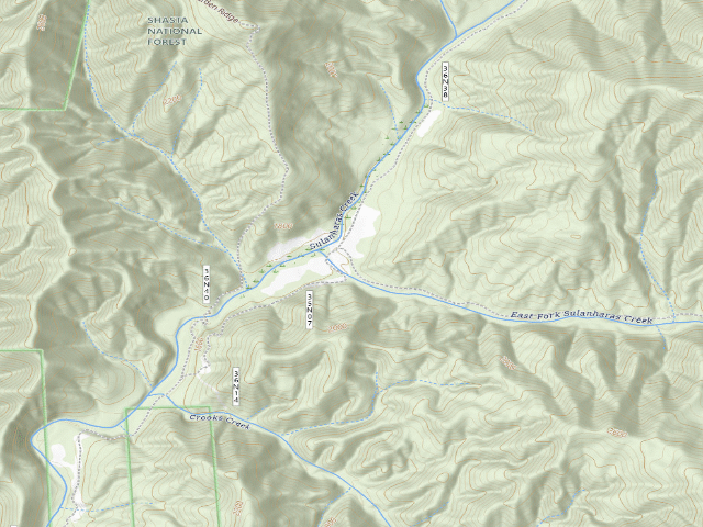 USGS topographic map of Wheeler Ranch
