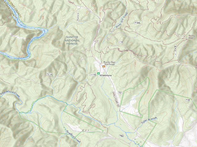 USGS topographic map of Whetstone