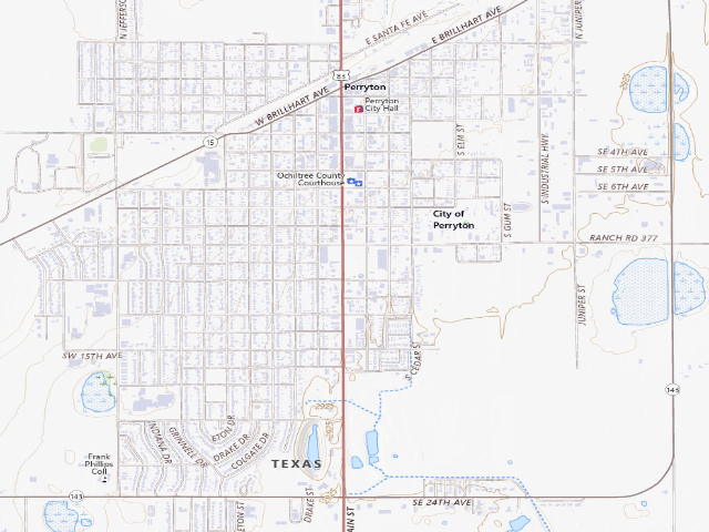 USGS topographic map of Whigham Park