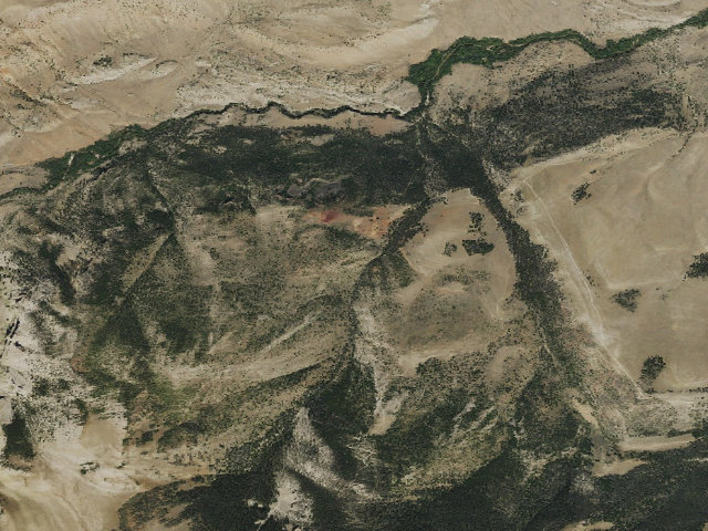 Aerial image of Whiskey Mountain