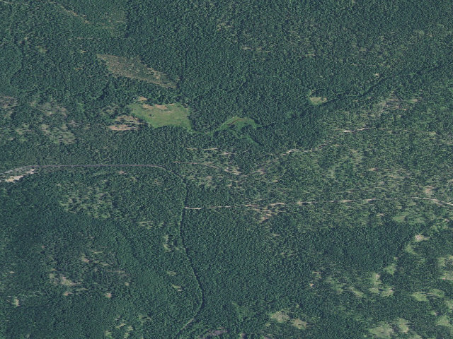Aerial image of Whiskey Springs Campground