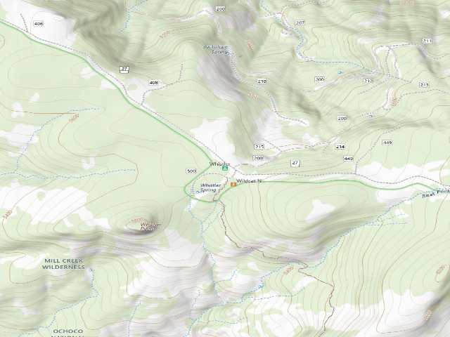 USGS topographic map of Whistler