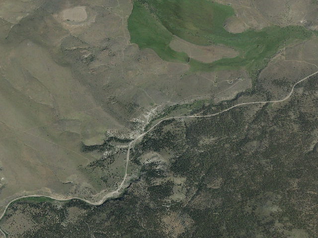 Aerial image of White Bridge Campground