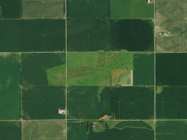 Aerial image of White Front WMA