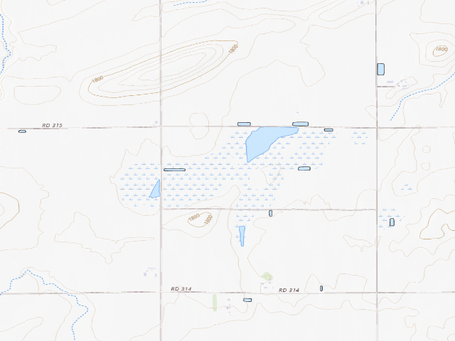 USGS topographic map of White Front WMA