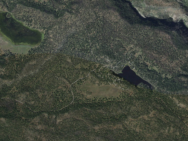 Aerial image of White Horse Lake