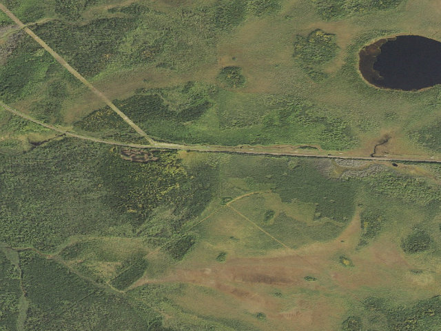 Aerial image of White Iron Lake Site 1