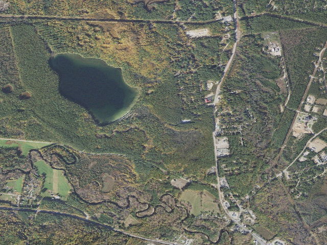 Aerial image of White Lake State Park