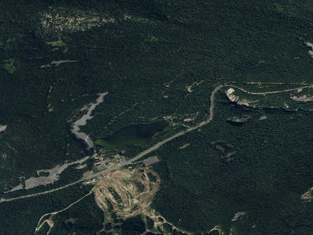 Aerial image of White Pass (Leech Lake) Campground