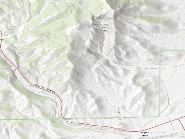 USGS topographic map of White Pine County