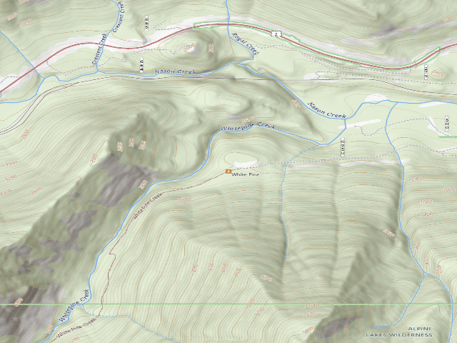 USGS topographic map of White Pine