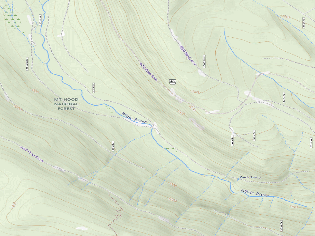 USGS topographic map of White River Station
