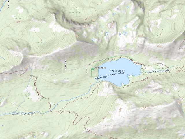 USGS topographic map of White Rock