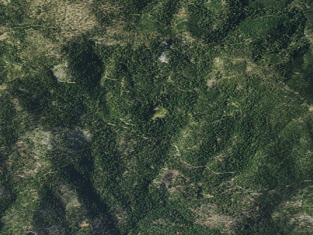 Aerial image of White Rock Campground